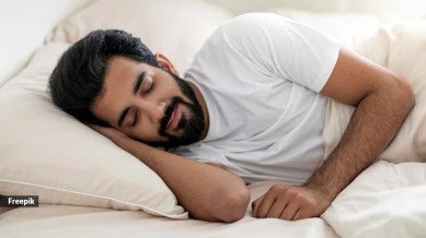 Certain sleep positions can contribute to skin ageing.