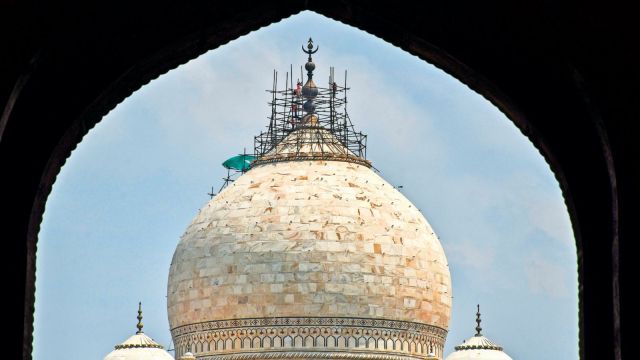 taj mahal leakage, taj mahal water leakage, taj mahal leakage repairs, taj mahal repair works, Indian express news, current affairs