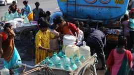 cauvery water supply hit