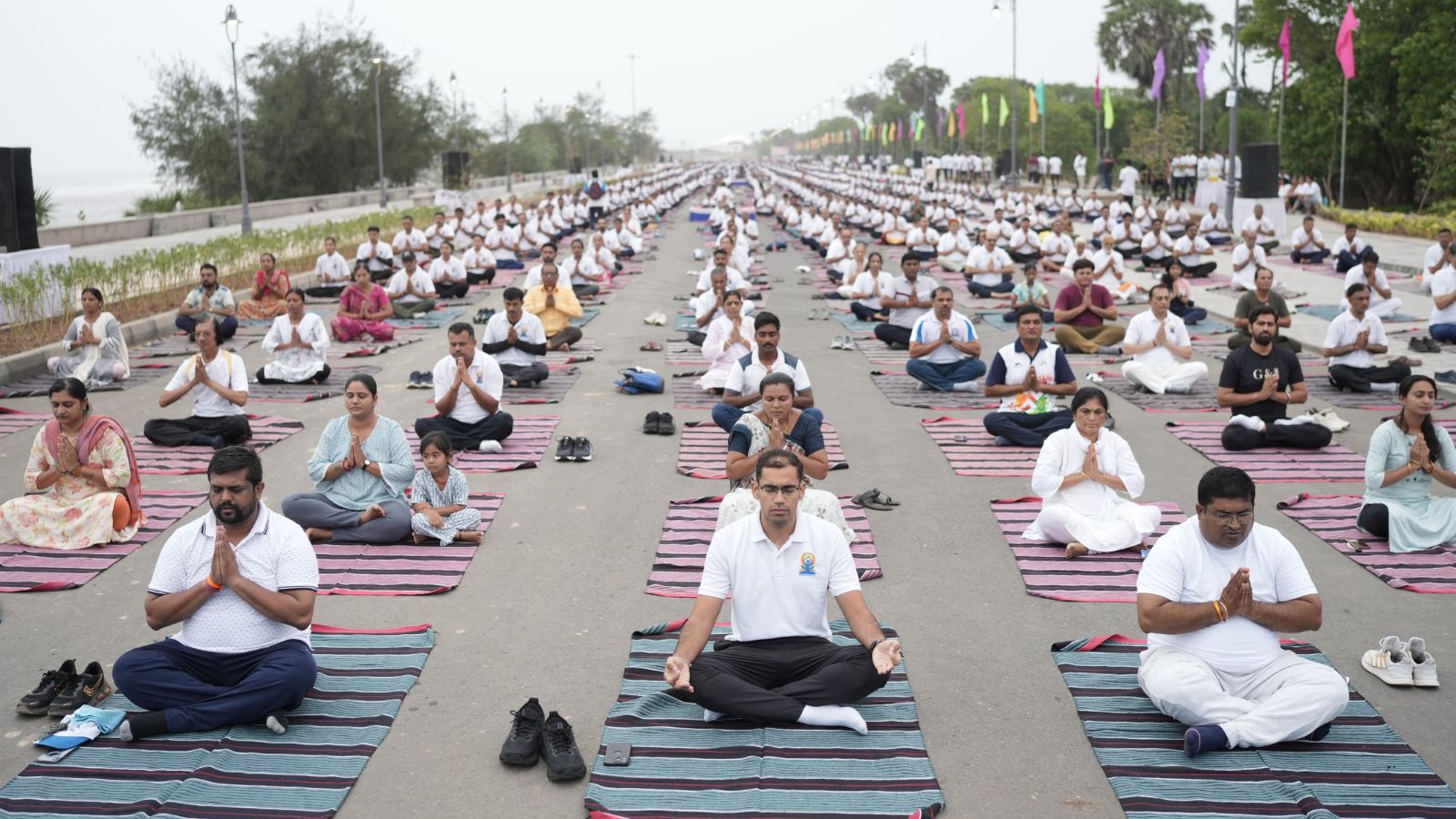 Diu observes silence for Air India crash victims on Yoga Day