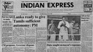 air india Black Box Analysis, Black Box Analysis, PM On Sri Lanka War, Sri Lanka War, JKLF Disintegration, Dharavi Scandal, Forty Years Ago, editorial, Indian express, opinion news, current affairs