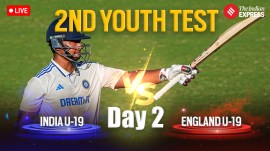 IND U-19 vs ENG U-19 2nd Test LIVE Cricket Score: India U-19 are taking on England U-19 at the County Ground in Chelmsford for the first of two Tests after winning the ODI series.