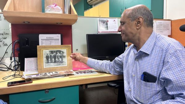 Abid Mehkri, the maternal grandson of Enayathulla. (Express Photo)