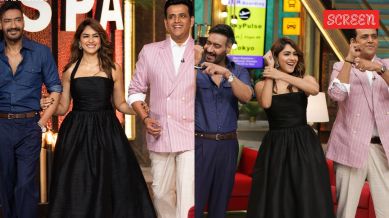 Ajay Devgn and Ravi Kishan on Son Of Sardaar 2