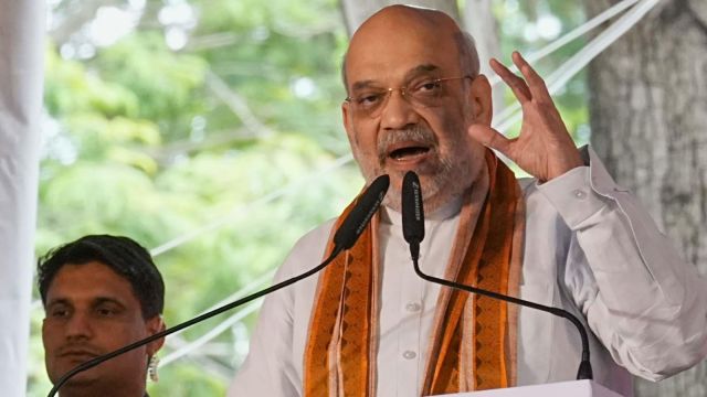 Amit Shah Operation Sindoor, Operation Sindoor Pakistan terror, Amit Shah Swaraj Shivaji, NDA Bajirao Peshwa statue,