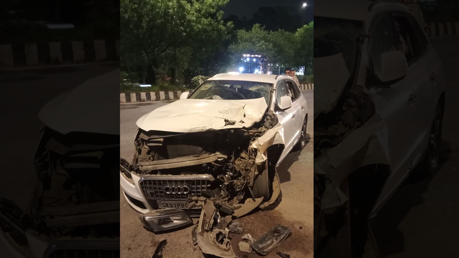 The Audi ran over the family in South West Delhi’s Vasant Vihar area.