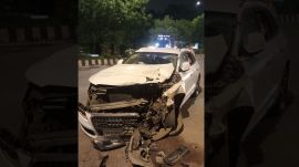 The Audi ran over the family in South West Delhi’s Vasant Vihar area.