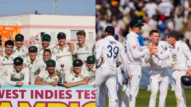 Australia beat West Indies 3-0 whereas England beat India in the third Test at Lord's. (AP)