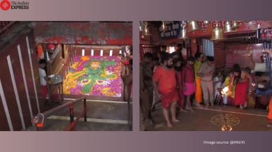 Ganga floods Bade Hanuman temple in Prayagraj