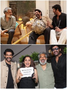 Inside Baahubali 10 years celebration: Rana Daggubati shares a hearty laugh with Prabhas, SS Rajamouli