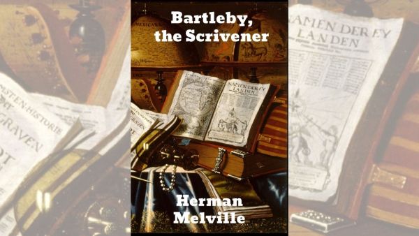 The cover of the book Bartleby, the Scrivener by Herman Melville