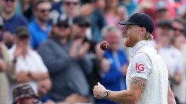 England skipper Ben Stokes in action. (AP)