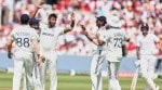 India's Jasprit Bumrah celebrating a wicket during third Test at Lord's. (AP)