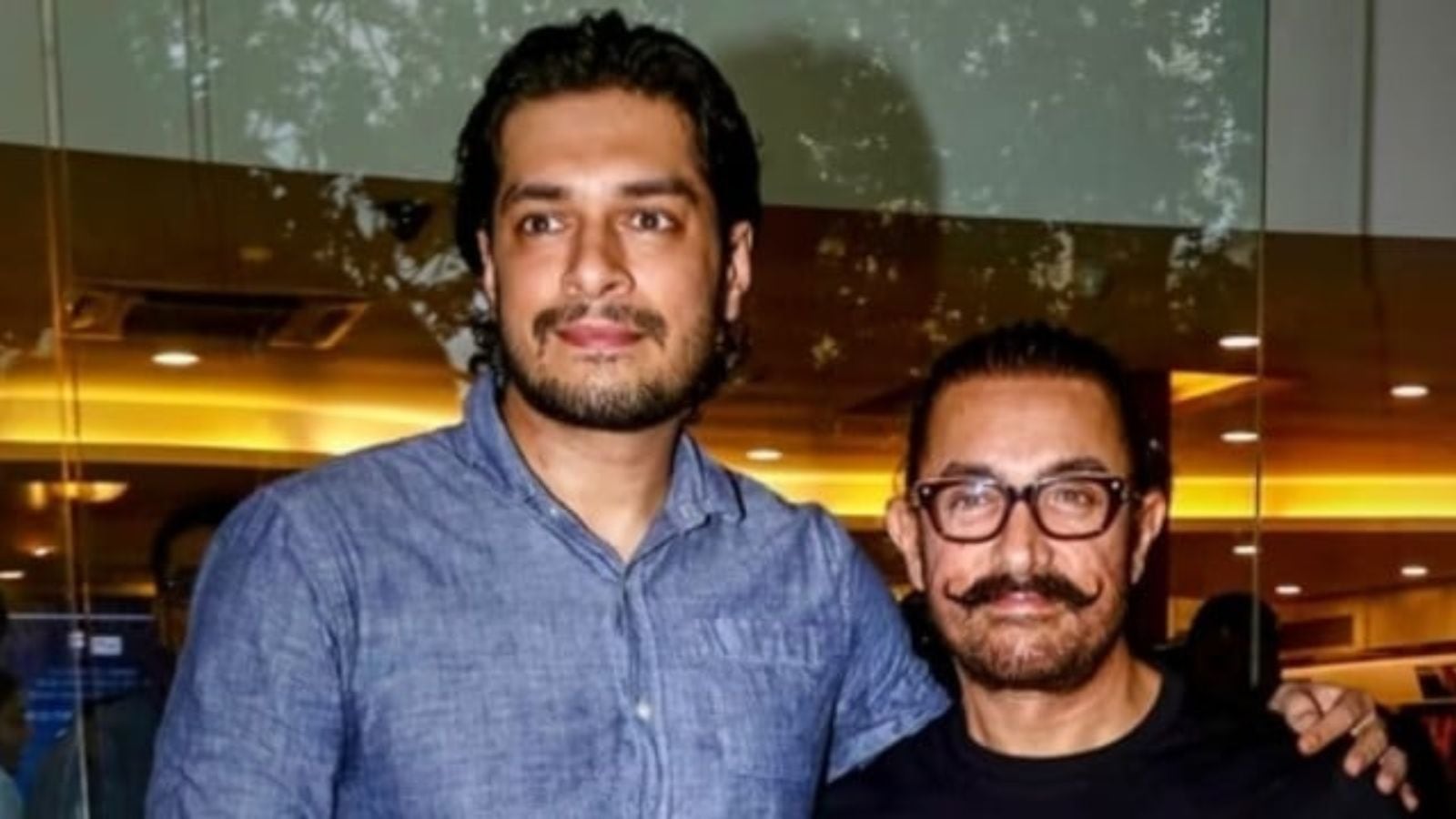 Aamir Khan, along with actor son Junaid Khan