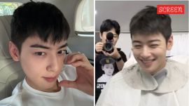 Cha Eun Woo Debuts Buzz Cut, Says ‘Don’t Forget Me’ Before Enlistment
