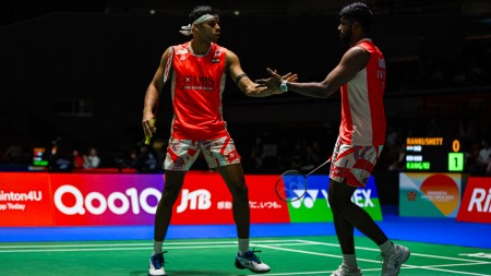 Japan Open Badminton 2025 Live Streaming Online: Chirag Shetty and Satwiksairaj Rankireddy at the Japan Open badminton tournament. (PHOTO: Badminton Photo)