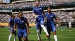 Chelsea's Cole Palmer celebrates with teammates after scoring a goal against Paris Saint-Germain during Club World Cup final. (AP)