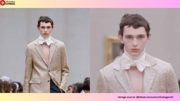 This controversy erupted days after Prada's backlash over their reinterpretation of Kolhapuri chappals (Image source: @ideservecouture/Instagram)