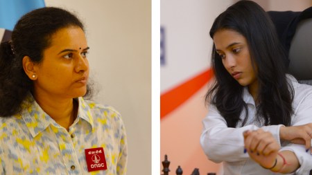 Koneru Humpy and Divya Deshmukh will battle in the final of the FIDE Women's World Cup in Batumi. (PHOTOS: FIDE via Andrei Anosov)