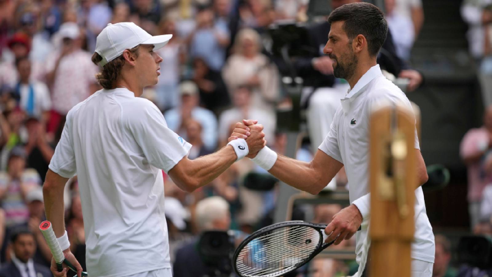 Novak Djokovic reaches into his bag of tricks to see off plucky Alex de Minaur, but needs to find a higher level for tougher battles at Wimbledon