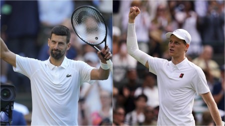 Novak Djokovic vs Jannik sinner wimbledon