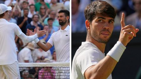 Wimbledon 2025: Djokovic said that his dream of a 25th Grand Slam may not be realistic with the new-gen guns Sinner and Alcaraz around on court. (AP)