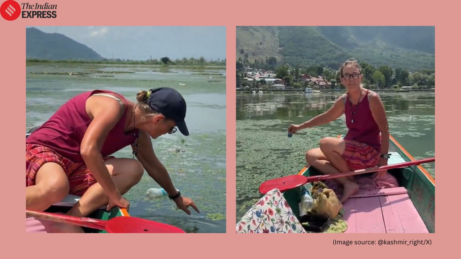 Meet Ellis Hubertina, the 69-year-old Dutch woman cleaning Kashmir’s Dal Lake on her own for last 5 years