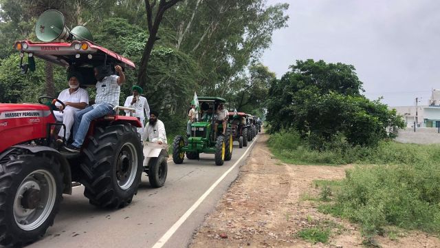 ‘How can you erase rural existence?’: Farmers across Punjab launch mega tractor rally against AAP govt’s land pooling policy