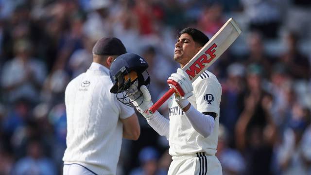 Shubman Gill Trott India vs England