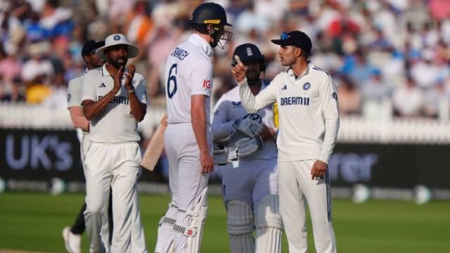 Shubman Gill Zak Crawley spat IND ENG