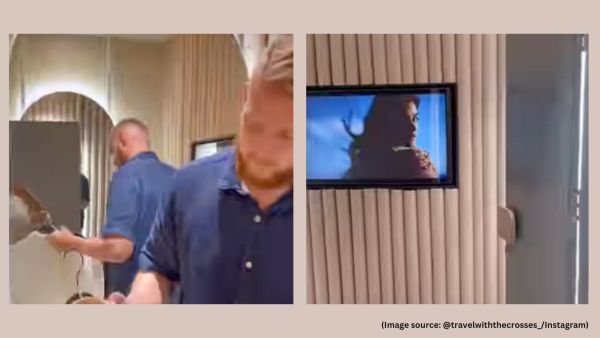 They highlight that such technology is unprecedented in their experience, even in global shopping hubs (Image source: @travelwiththecrosses_/Instagram)