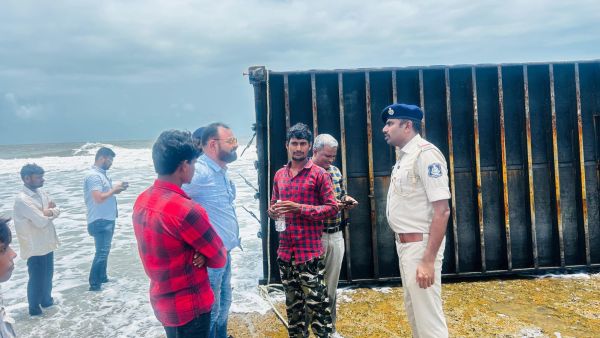 The police were informed of the sighting by fishermen, who knew little of how much interest it would evoke. (Express Photo)