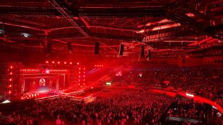 Himesh Reshammiya's concert in New Delhi. (Express Photo)