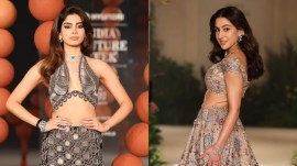 Khushi and Sara at India Couture Week