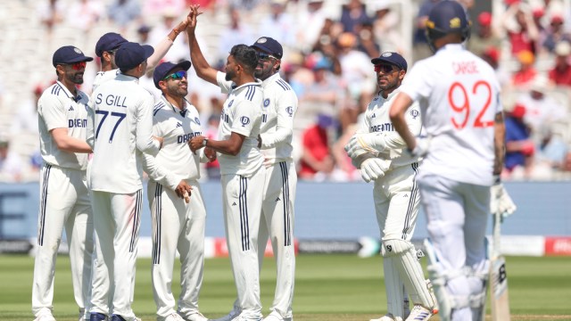 Indian players in action against England during third Test. (AP)