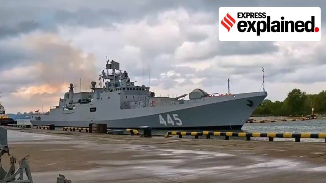 Russian missile INS Tamal, Indian Navy, dual role BrahMos supersonic cruise missiles, Yard 12652 Udaygiri, Mazagon Dock Shipbuilders Mumbai, Yantar shipyard Russia Kaliningrad,
