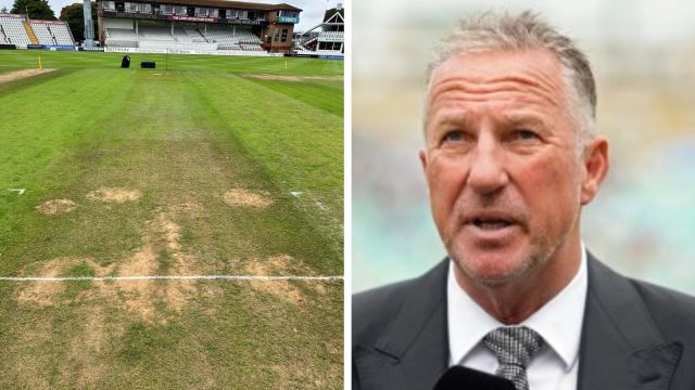 Ian Botham slammed the pitch prepared by his former county Somerset after 35 wickets fell in 2 days. (X/Reuters)
