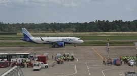 The Delhi-Goa IndiGo flight made an emergency landing in Mumbai on Wednesday night