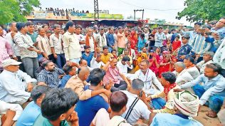Rajasthan school roof collapse, school roof collapse, school roof collapse deaths, Rajasthan hospital panic, S.R.G. Government Hospital, Indian express news, current affairs