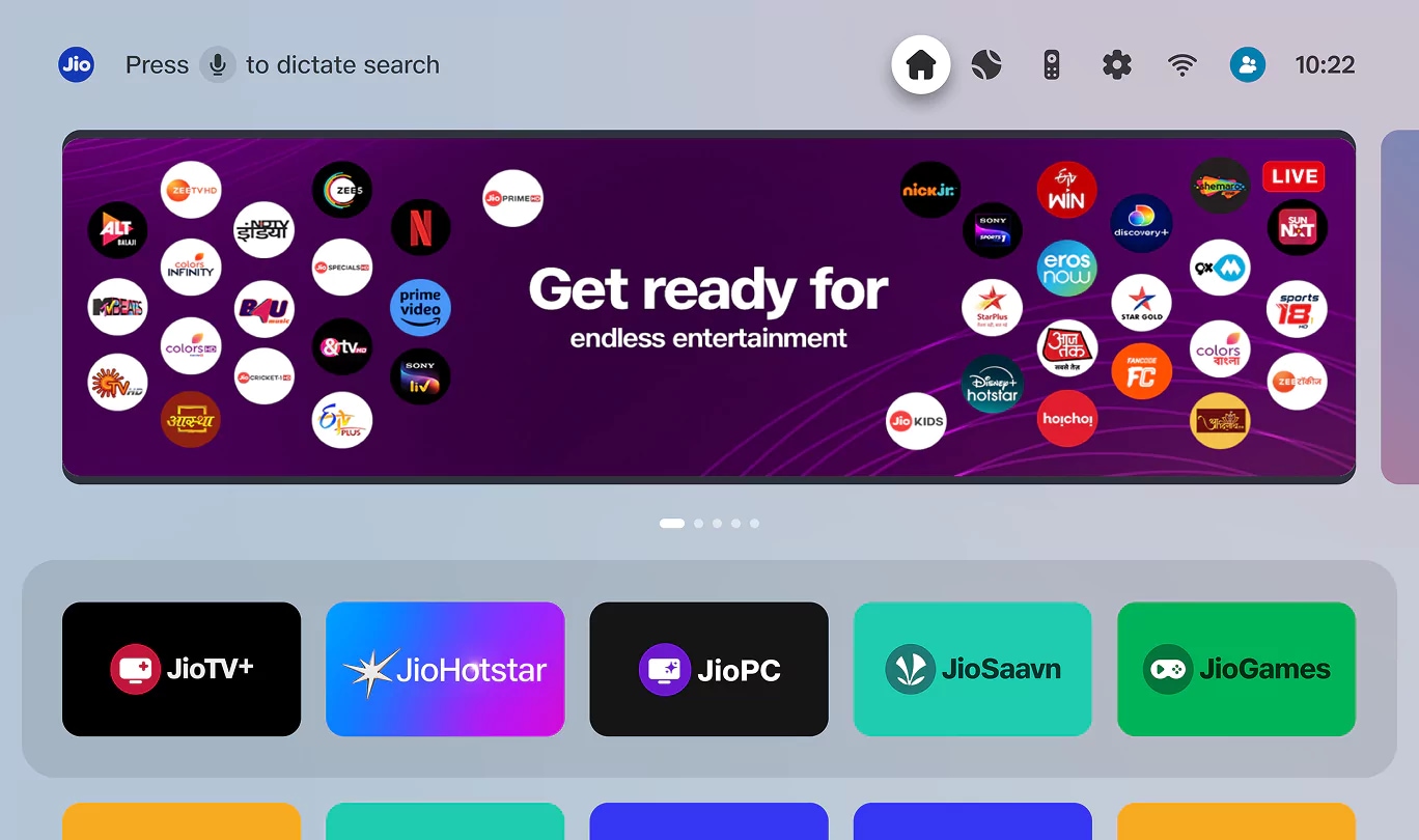 JioPC is available as an app on the Jio set-top box.