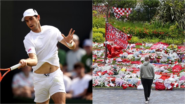 Nuno Borges Diogo Jota Tribute Wimbledon