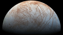 As it turns out, Europa has an active surface with ongoing geological processes. (Image Source: NASA)