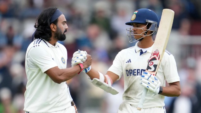 KL Rahul and Yashasvi Jaiswal failed to cash in on good starts in Manchester on Wednesday. (AP)