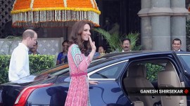 Kate Middleton during India tour in 2016