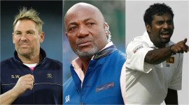 Shane Warne Muttiah Muralitharan Brian Lara
