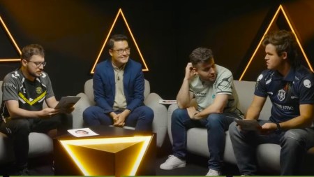 Esports World Cup: Players like Magnus Carlsen, Ian Nepomniachtchi and Maxime Vachier-Lagrave at an event to finalise the group stage draw in chess. (Screengrab via Esports World Cup YouTube)