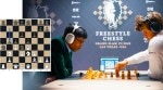 Praggnanandhaa takes on Magnus Carlsen in the Las Vegas leg of the Freestyle Chess Grand Slam Tour. INSET: The Carlsen move that started the beginning of the end vs Pragg. (PHOTOS: Lennart Ootes, Freestyle Chess Grand Slam Tour)