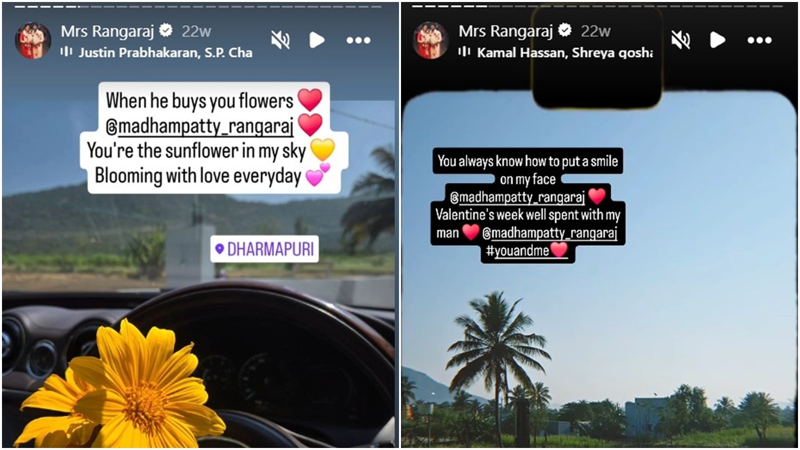 Rumours that Madhampatty Rangaraj and Joy Crizildaa are dating each other have been afloat since early this year.