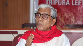 Manik Sarkar RSS BJP Constitution remarks, Tripura voter roll revision demand, anti-Muslim anti-Dalit Constitution attack,