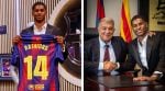 Marcus Rashford signed contract with Barcelona. (AP/FC Barcelona-X)
